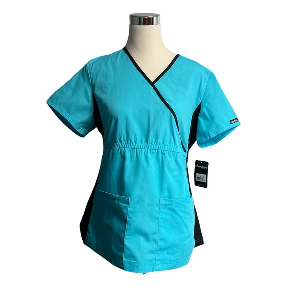 Cherokee Tops - Cherokee Women's Infinity Mock Wrap Scrubs Top